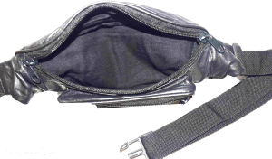leather waist pouch black pouch waist bag leather bag fanny pack brand new bag - Image 6