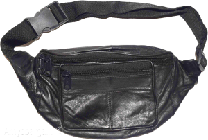 leather waist pouch black pouch waist bag leather bag fanny pack brand new bag - Image 7