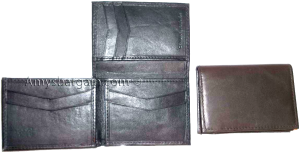 lot if 4 man's wallet new style trifold leather wallet id 2 bifold pockets b new - Image 3