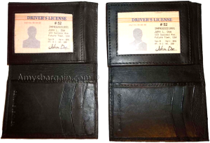 lot if 4 man's wallet new style trifold leather wallet id 2 bifold pockets b new - Image 5