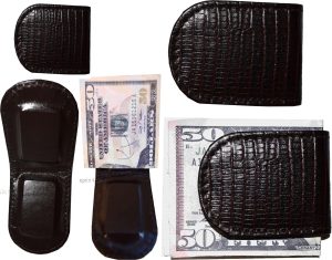lot of 12 new lizard printed leather money clip brown unbranded money clip - Image 7