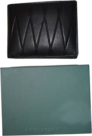lot of 2 men's wallet rfid genuine leather bifold wallet 12 cards brn new in box - Image 12