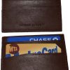 lot of 2 new leather business card case 7 credit card id card new tan card case