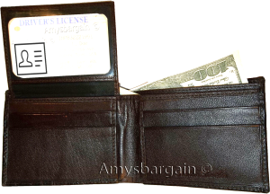 lot of 3 crocodile skin printed leather man's bifold wallet id 2 bill slots new - Image 8