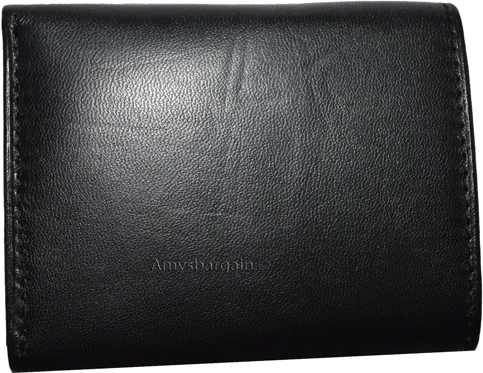 lot of 3 trifold leather men’s wallet 9 card space 2 id window 2 bill slots new - Image 13