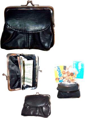 lot of 6 leather change purse bag lady’s wallet purse mini pocket new coin case - Image 11