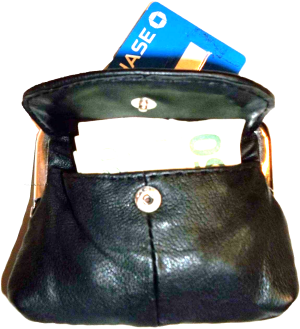lot of 6 leather change purse bag lady’s wallet purse mini pocket new coin case - Image 3