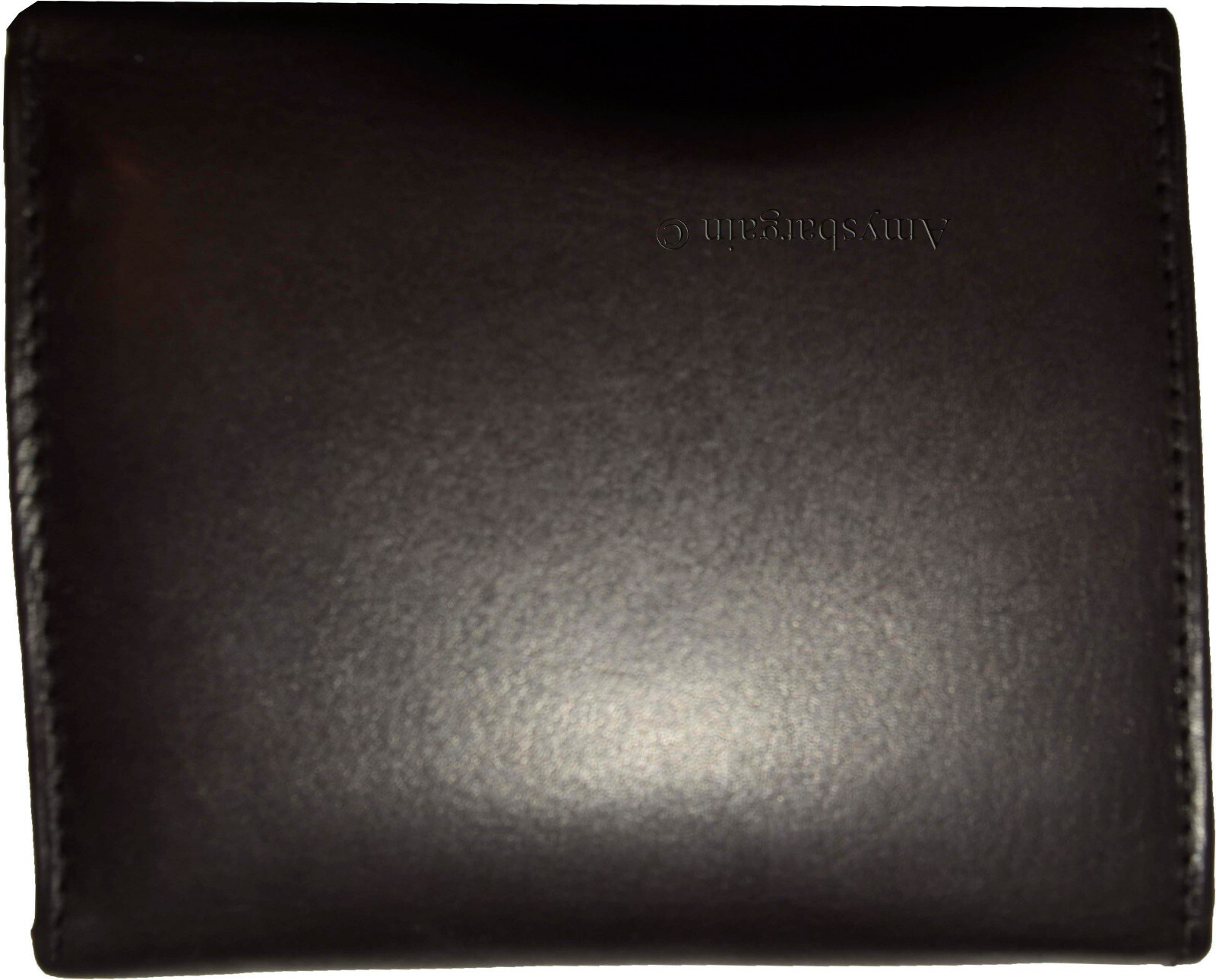 lot of 6 man's genuine calfskin leather trifold wallet 2 id 8 card 2 bill slots - Image 12