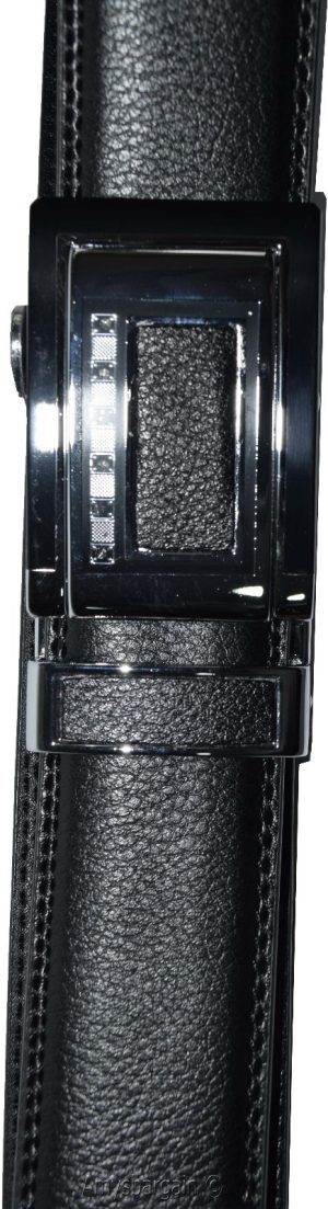 men's belt, leather dress belt, auto lock belt up to 46” quick lock belt br new - Image 5