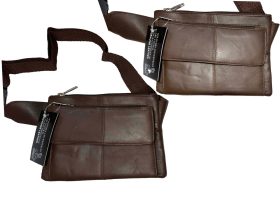 small leather waist pouch waist bag leather bag fanny pack up to 38 adjustable
