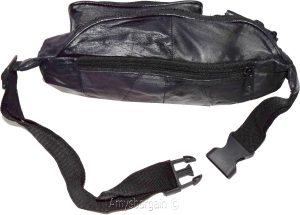 waist pouch leather waist pouch medium size leather fanny pack new waist bag - Image 5