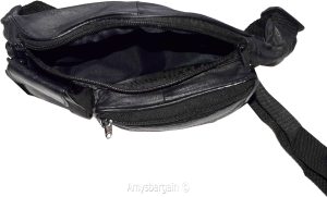 waist pouch leather waist pouch medium size leather fanny pack new waist bag - Image 8