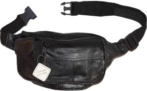 waist pouch leather waist pouch medium size leather fanny pack new waist bag - Image 9