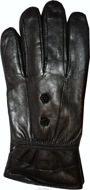 women's leather gloves black warm winter genuine leather gloves guantes de piel - Image 4