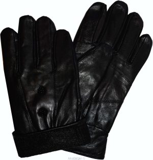 women's leather gloves black warm winter genuine leather gloves guantes de piel - Image 9