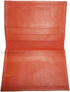 12 Leather business card credit card case ID card ATM card case card holder NWT - Image 4