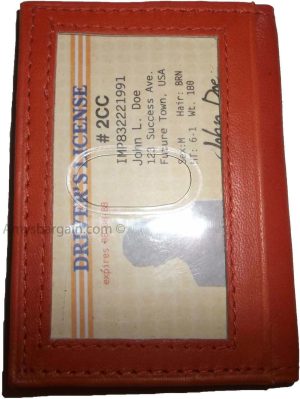 12 Leather business card credit card case ID card ATM card case card holder NWT - Image 5