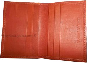 12 Leather business card credit card case ID card ATM card case card holder NWT - Image 6