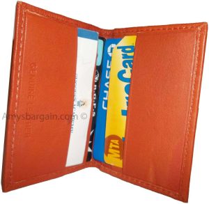 12 Leather business card credit card case ID card ATM card case card holder NWT - Image 8