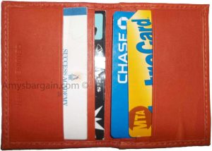 12 Leather business card credit card case ID card ATM card case card holder NWT - Image 9