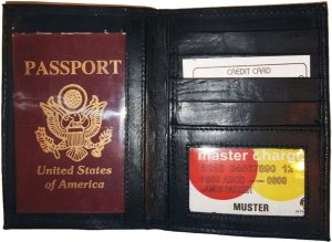 2 New USA Leather passport case, wallet 4 credit ATM ID card, passport case bnwt - Image 12