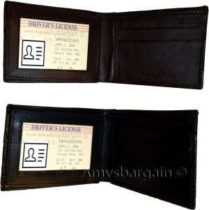2 new style lizard printed Leather man's bi fold wallet 2 bill slots 6 cards - Image 5
