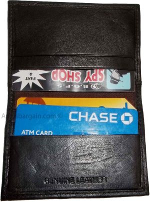 3 Leather business card credit card case ID card ATM card case card holder BNWT - Image 10