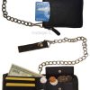 Biker's Chain wallet. Leather Zip around wallet, Motorcycle Trucker Biker wallet