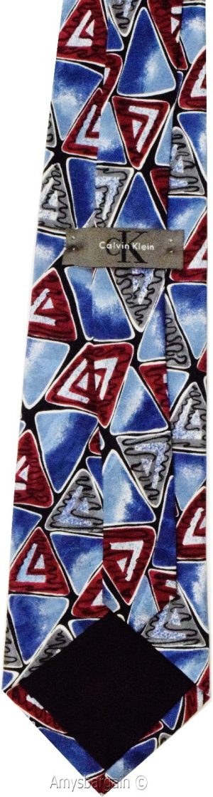 Calvin Klein Neck Tie, 100% Silk tie, Neck wear Made in USA, New Designer tie - Image 3