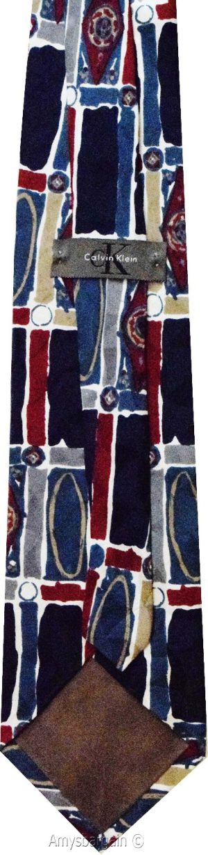 Calvin Klein necktie 100% silk tie neck wear made in USA new designer tie - Image 8