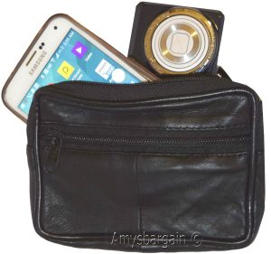 Camera bag Large Cell phone case belt bag Leather belt bag / Camera case new - Image 8