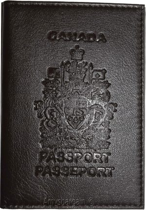 Canadian Leather passport cover Wallet Canada Passport case new Passport case 19 - Image 7