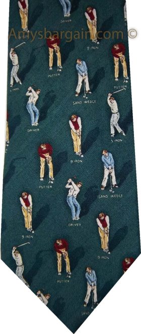 Cutter and Buck Men's tie designer man's silk tie neck wear made in USA new