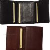 FIZA NY Leather men's trifold wallet 10 card slots 2 bill pocketes br new wallet