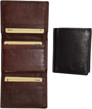 FIZA NY Leather men's trifold wallet 10 card slots 2 bill pocketes br new wallet - Image 5