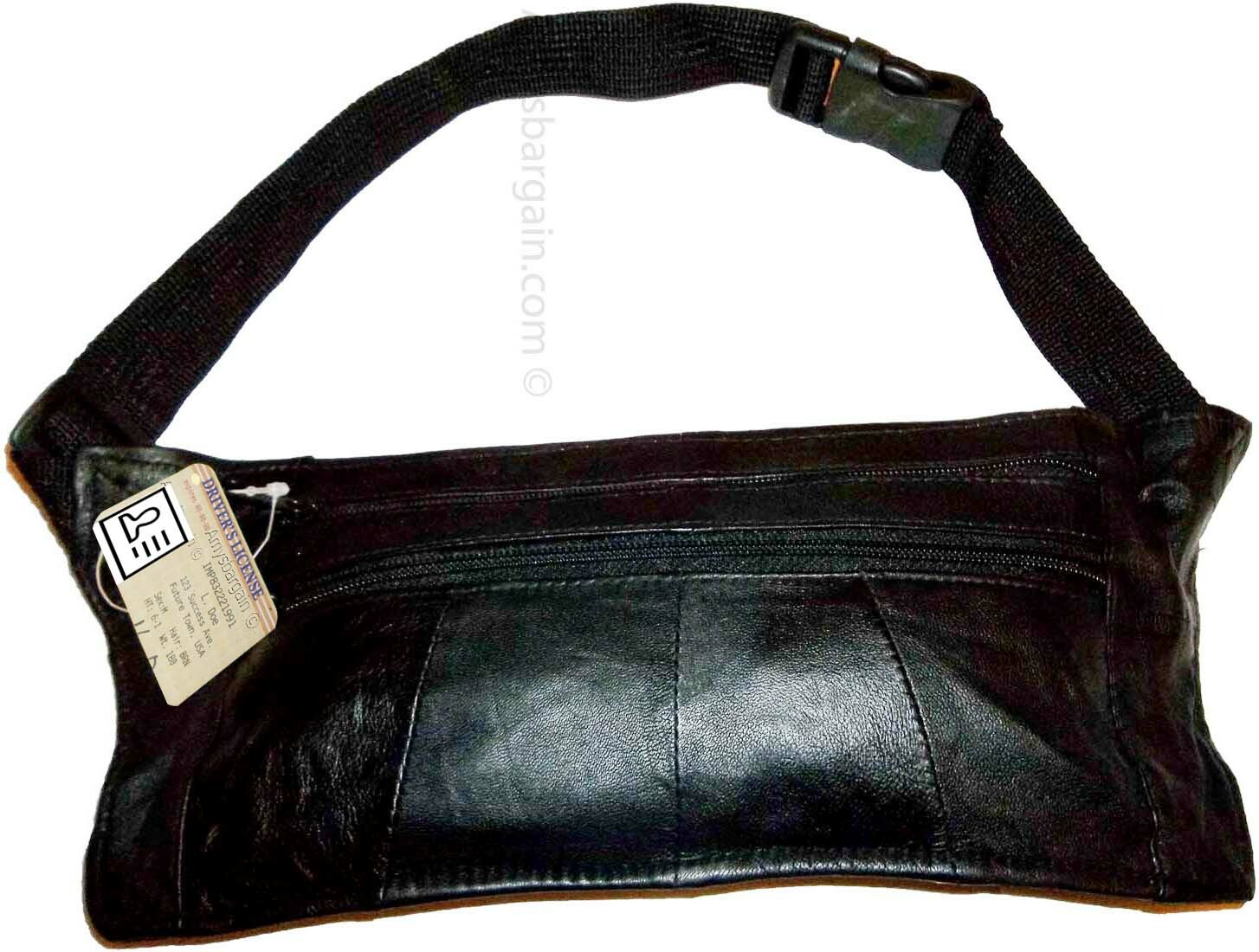 Flat Leather waist pouch. waist bag, leather bag, new Fanny pack Flat pack - Image 13