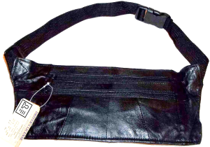 Flat Leather waist pouch. waist bag, leather bag, new Fanny pack Flat pack - Image 5