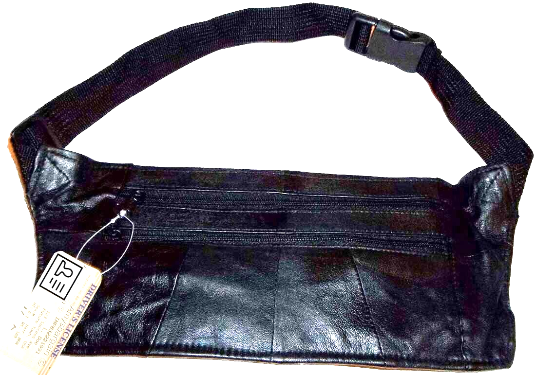 Flat Leather waist pouch. waist bag, leather bag, new Fanny pack Flat pack - Image 5