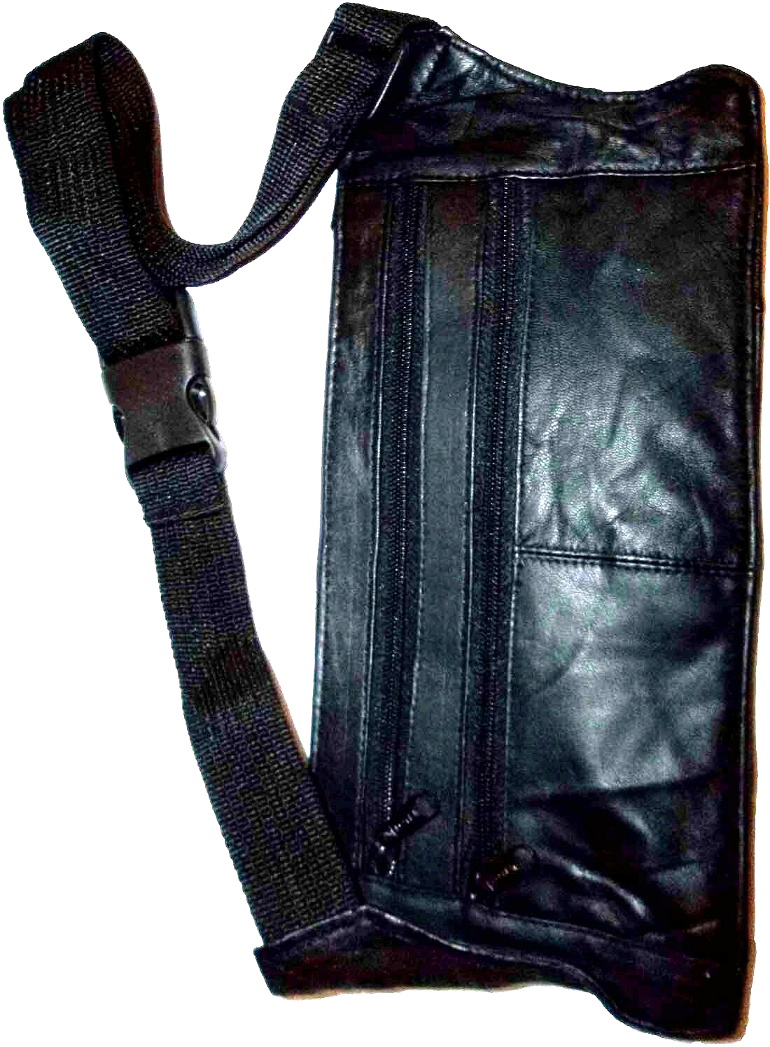 Flat Leather waist pouch. waist bag, leather bag, new Fanny pack Flat pack - Image 6