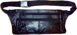 Flat Leather waist pouch. waist bag, leather bag, new Fanny pack Flat pack - Image 7