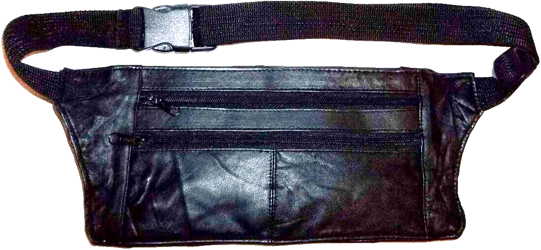 Flat Leather waist pouch. waist bag, leather bag, new Fanny pack Flat pack - Image 7