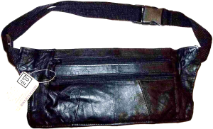 Flat Leather waist pouch. waist bag, leather bag, new Fanny pack Flat pack - Image 8