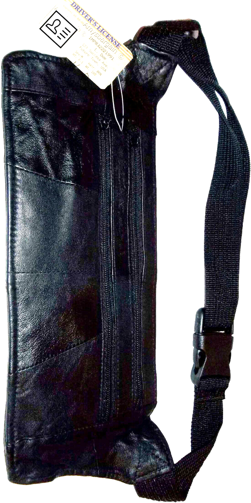 Flat Leather waist pouch. waist bag, leather bag, new Fanny pack Flat pack - Image 9