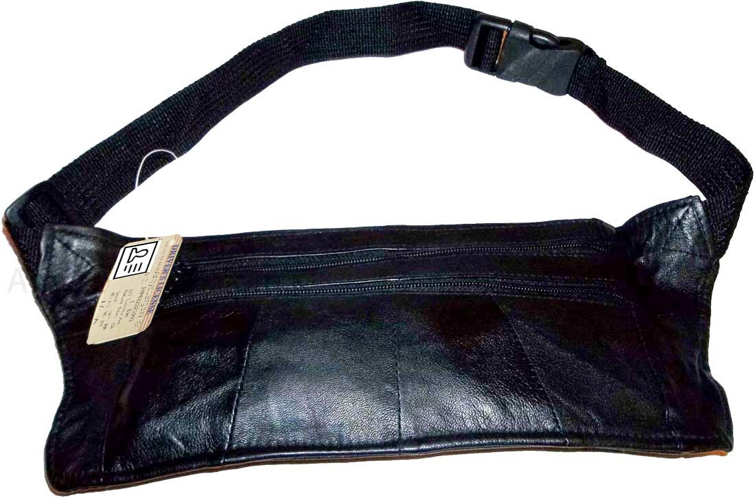 Flat Leather waist pouch. waist bag, leather bag, new Fanny pack Flat pack - Image 10