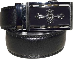 Leather belt. Men's Automatic lock belt, Men’s Dress & Casual belt. Strap Band 7 - Image 7