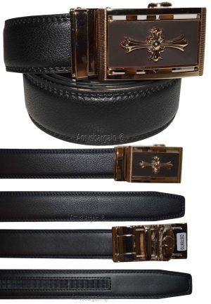 Leather belt. Men's Automatic lock belt, Men’s Dress & Casual belt. Strap Band 7 - Image 8