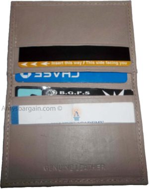 Leather business card credit card case ID card ATM card case card holder new - Image 9