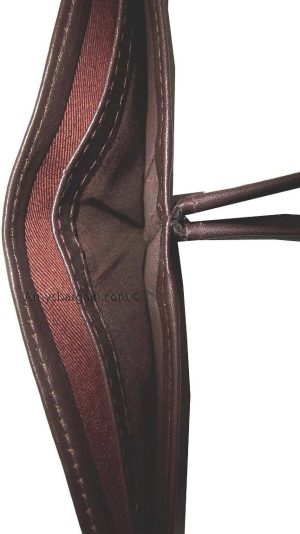 Leather man's Wallet. 9 Card Holder 3 ID windows Billfold Wallet brand new. - Image 11