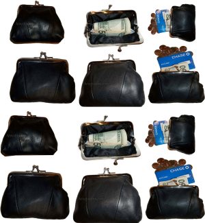 Lot of 12 women's leather change purses coin case wallet hand bag new coin case - Image 12