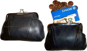Lot of 12 women's leather change purses coin case wallet hand bag new coin case - Image 3